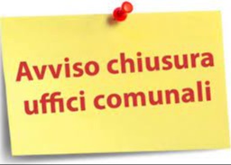 Chiusura uffici comunali  e biblioteca fraz. Pare' per Santo Patrono