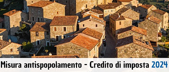 Misura antispopolamento: credito di imposta 2024