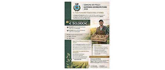 Bando SRE01 - Insediamento Giovani Agricoltori 2026