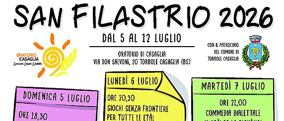 Festa di San Filastrio 2026