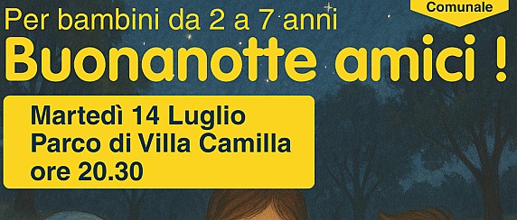 Buonanotte amici! Letture della buonanotte nel parco