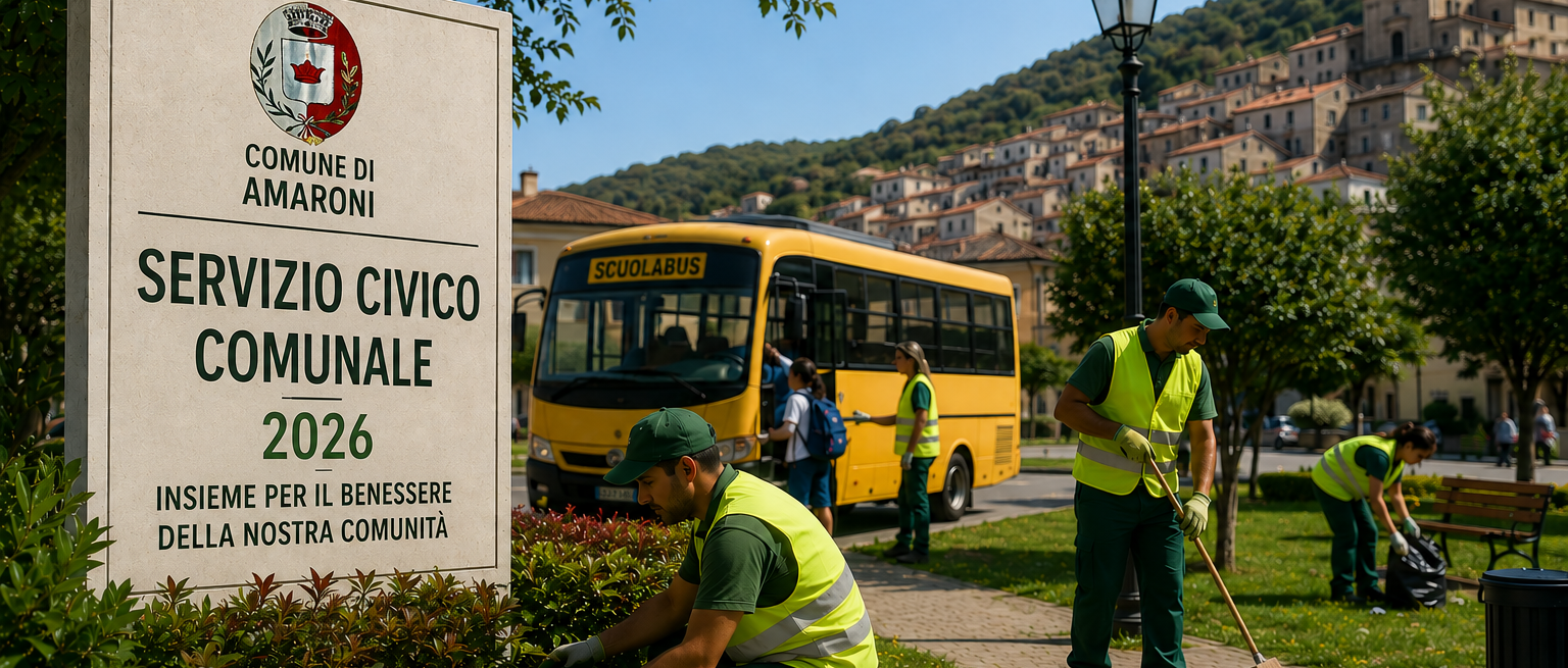 Avviso Pubblico: Servizio Civico Comunale 2026