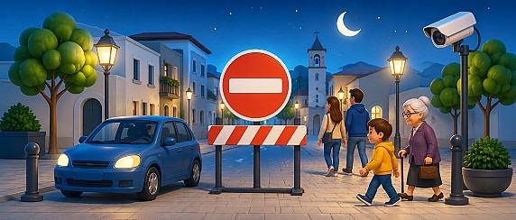 Divieto di transito veicolare in Via dell’Assunta