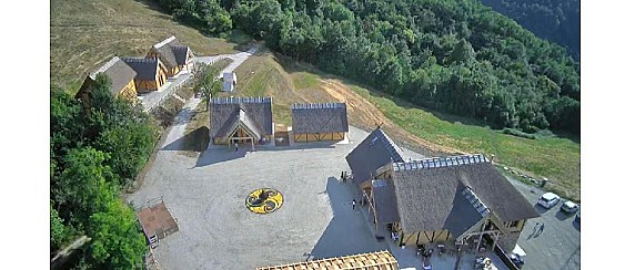 Inaugurato il Villaggio Celtico di Monte Bibele