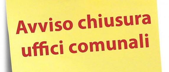 Chiusura uffici comunali