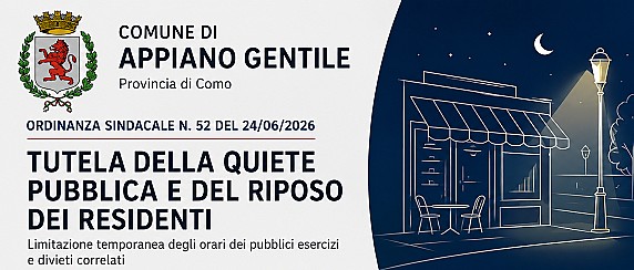 Ordinanza sindacale n.52 del 24 giugno 2026