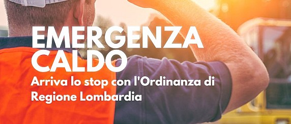 ORDINANZA CALDO REGIONE LOMBARDIA