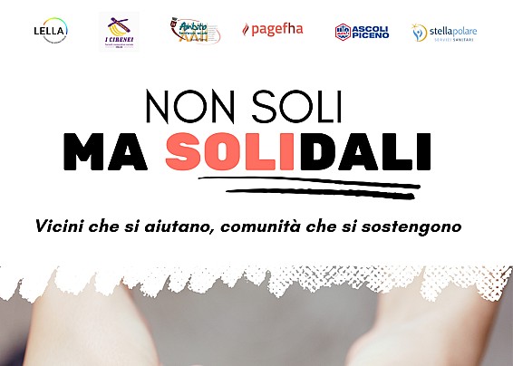 "NON SOLI, MA SOLIDALI" A VILLA PIGNA LUNEDI' 29 GIUGNO DALLE ORE 15.30 ALLE ORE 17.30