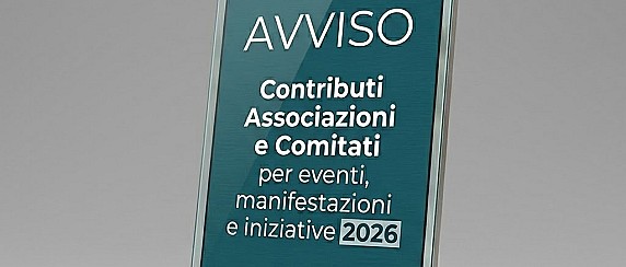 avviso pubblico per richieste contributi per manifestazioni ed eventi culturali e iniziative di volontariato anno 2026