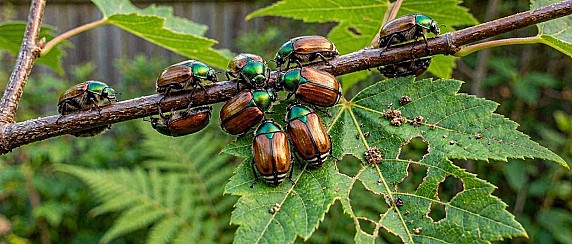 Misure di lotta contro l'insetto nocivo 'Popillia Japonica'