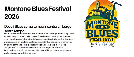 Montone accende l'estate con tre giorni di grande musica: debutta il Blues Festival