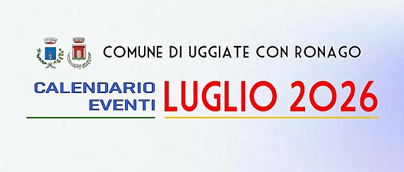 Calendario eventi Luglio 2026