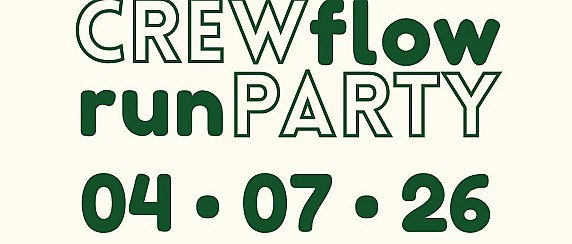 Sabato 4 luglio - ore 19.30 - Arena Spettacoli - Crew Flow Run Party  - Running Club Viadana