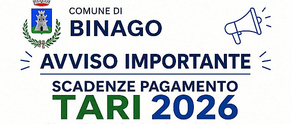 Scadenze pagamento TARI 2026
