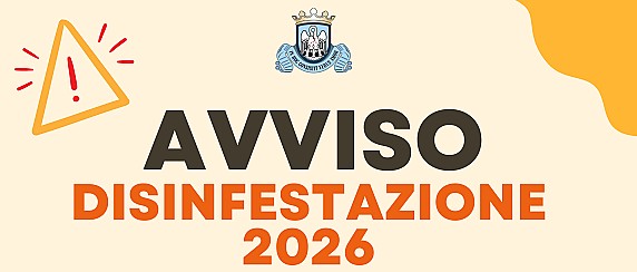 AVVISO DISINFESTAZIONE