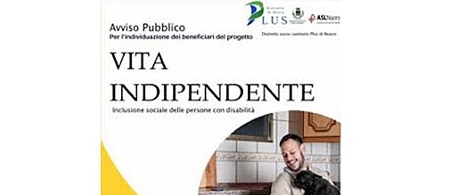 AVVISO PUBBLICO - Vita indipendente e inclusione nella società delle persone con disabilità “Fondo 2024 – Annualità 2025- 2026"