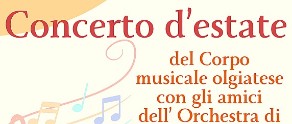 Concerto d'estate del Corpo Musicale Olgiatese