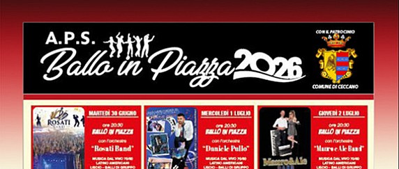 Ballo in Piazza 2026