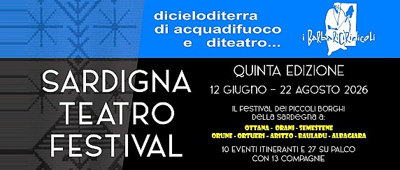 Rassegna teatrale "TEATRO E CARAPIGNA" - ARITZO 2026