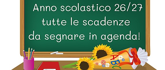 Scuola 2026/2027: le principali scadenze per i servizi educativi e scolastici