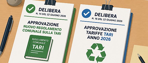 Tassa sui Rifiuti (TARI): approvate le tariffe per l'anno 2026 e il nuovo Regolamento per la disciplina del tributo