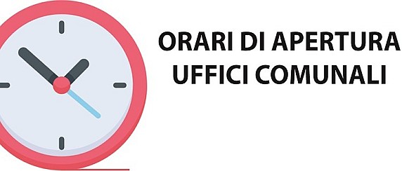 Apertura Uffici Comunali mesi di Luglio e Agosto 2026
