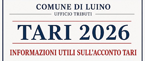 TARI 2026 ACCONTO – In corso la consegna degli avvisi di pagamento dell'acconto