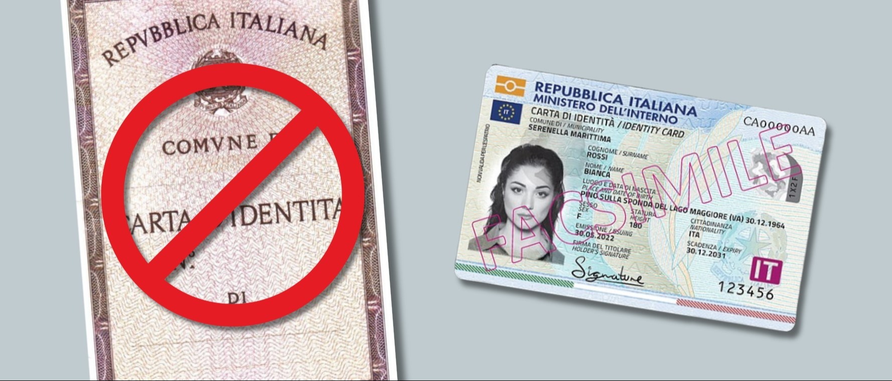 Validità carta d’identità cartacea