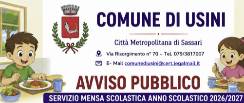 Iscrizioni servizio mensa scolastica A.S. 2026/2027