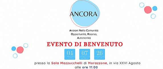 PROGETTO ANCORA - EVENTO DI BENVENUTO
