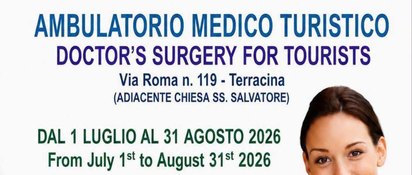 È già operativo l’Ambulatorio Medico Turistico a Terracina, tutti i giorni fino al 31 agosto 2026