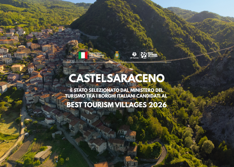 Il Ministero del Turismo candida Castelsaraceno al riconoscimento di Best Tourism Villages by UN Tourism 2026.