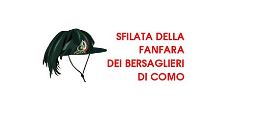 Sfilata della fanfara dei Bersaglieri di Como