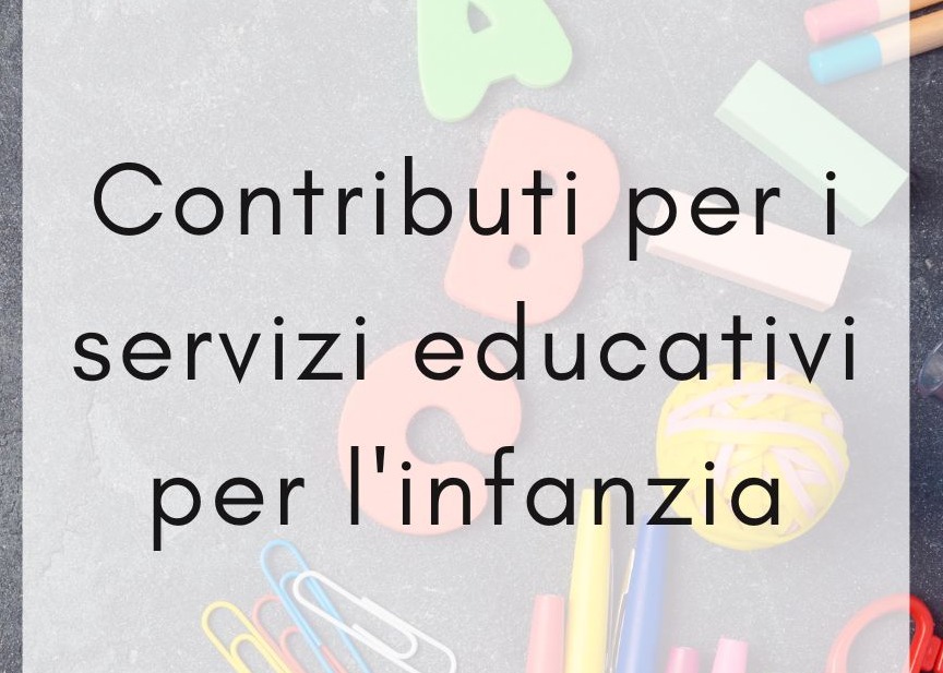 Contributi alle rette dei servizi educativi per l'infanzia