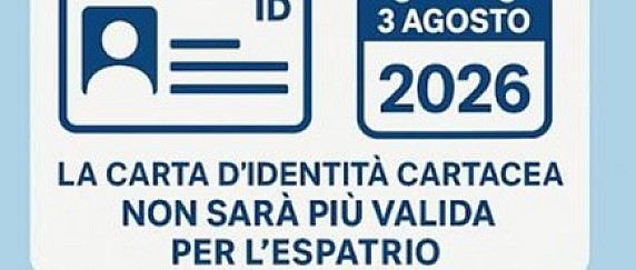 Avviso ai cittadini – Carta d'identità cartacea e Carta d'Identità Elettronica (CIE)