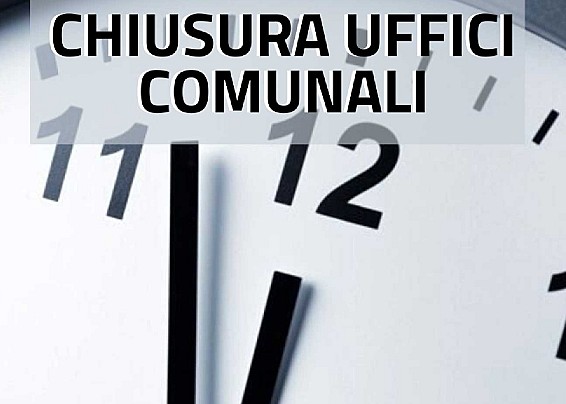 AVVISO CHIUSURA ANTICIPATA