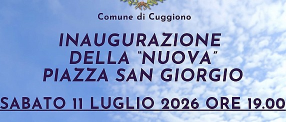 Inaugurazione "nuova" piazza San Giorgio