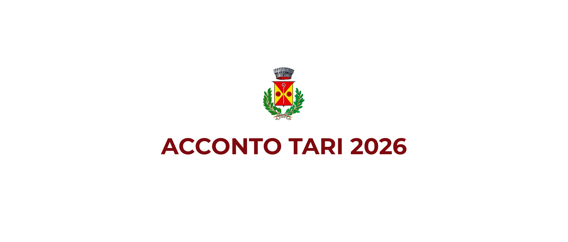 ACCONTO TARI 2026