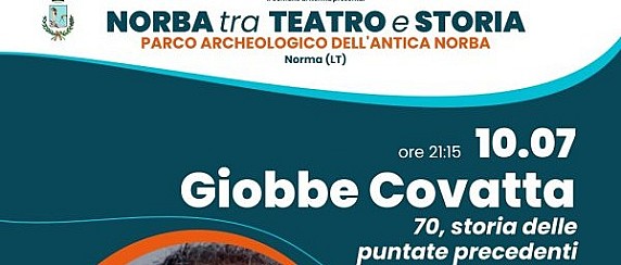 [NORMA ESTATE 2026] NORBA TRA TEATRO E STORIA - Giobbe Covatta
