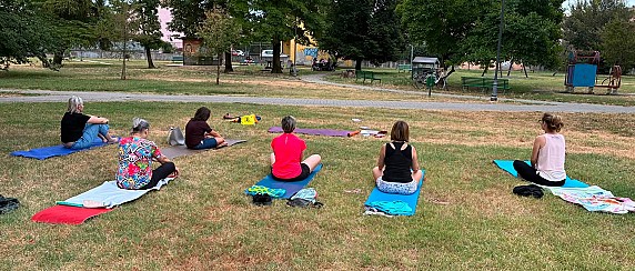 Primo incontro di 'Yoga al Tramonto' a Spino D’Adda