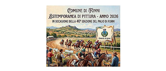 Estemporanea di Pittura 2026 - in occasione della 40ª edizione del Palio di Fonni