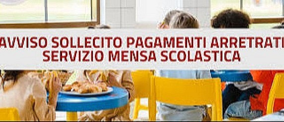 Avviso di sollecito pagamento Servizio Mensa Scuola dell’Infanzia Uta A.S. 2025/2026 e precedenti.