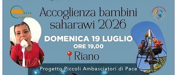 FESTA PER L'ACCOGLIENZA DEI BAMBINI SAHARAWI&nbsp;