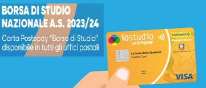 Borsa di studio nazionale a.s. 2023/2024 – Avviso pagamento Borse