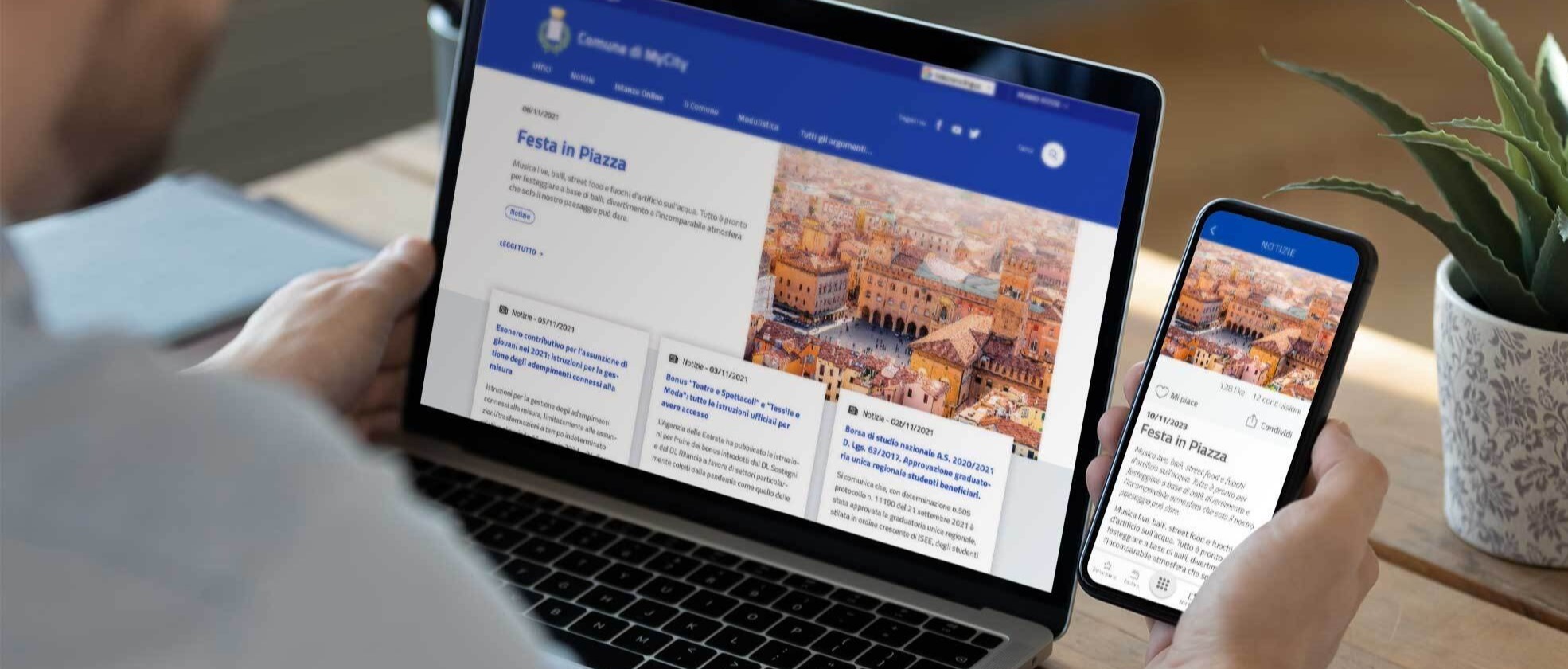 L'Unione dei Comuni Pian del Bruscolo pubblica il nuovo sito web