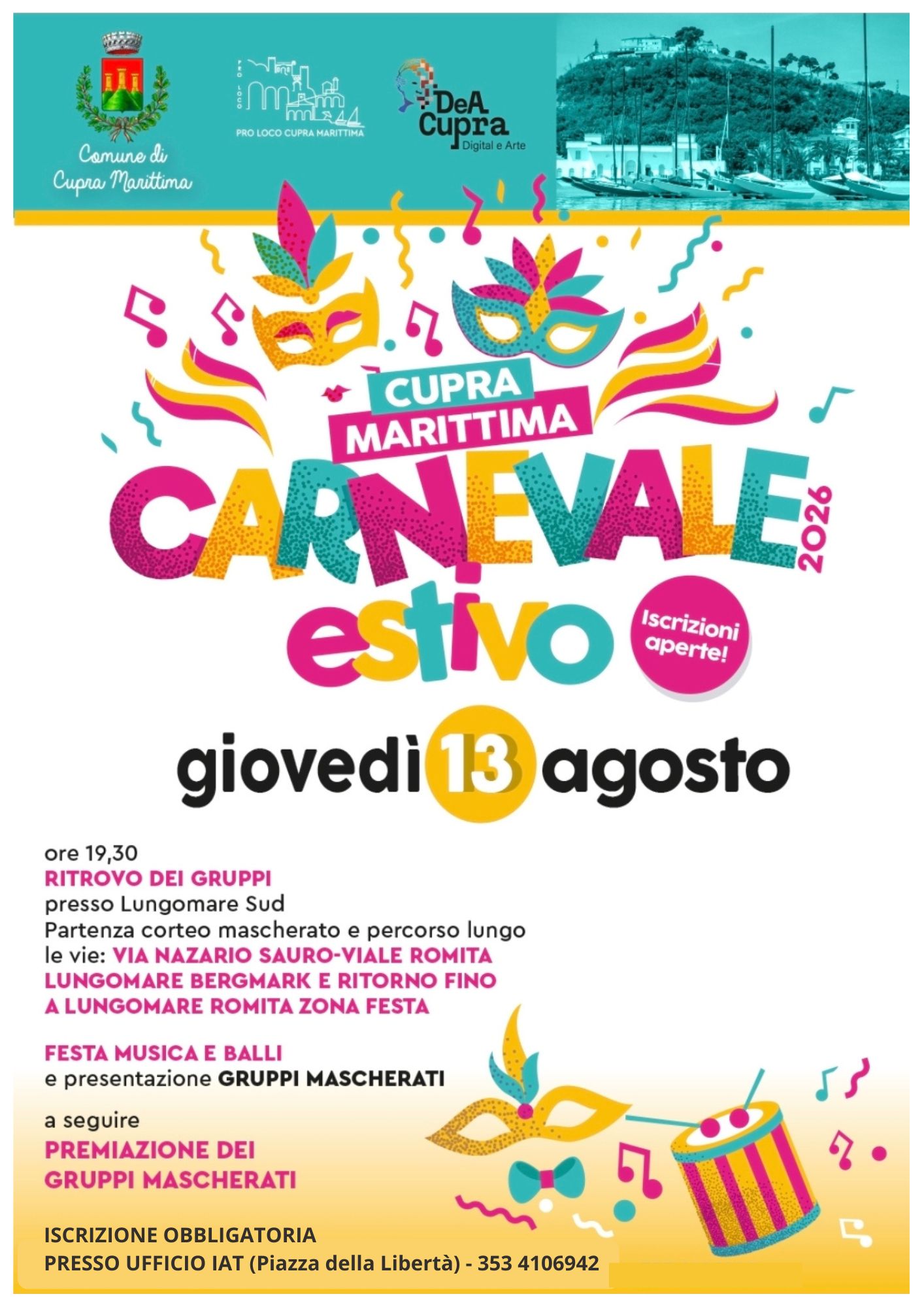carnevale estivo 2026