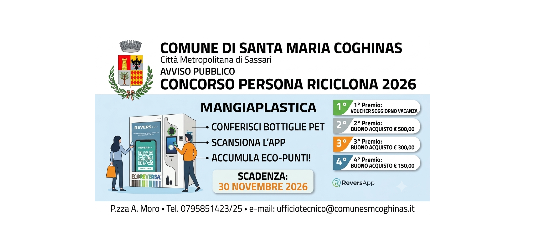 Concorso persona riciclona 2026