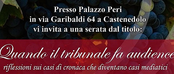 "Quando il tribunale fa audience"