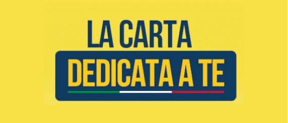 Dal 04 NOVEMBRE arriva la “CARTA DEDICATA A TE” - Fondo alimentare 2026 e 2027