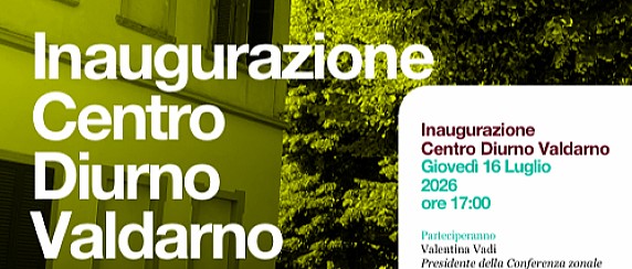 San Giovanni Valdarno, giovedì 16 luglio l'inaugurazione del Centro diurno Valdarno